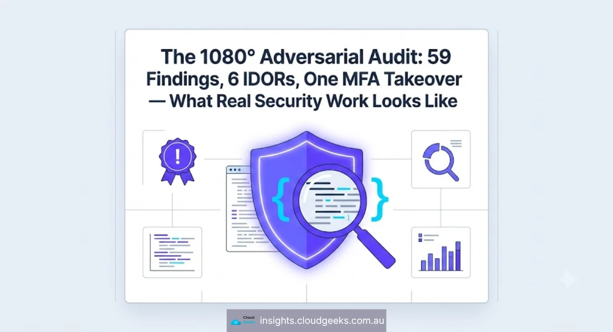 The 1080° Adversarial Audit: 59 Findings, 6 IDORs, One MFA Takeover — What Real Security Work Looks Like