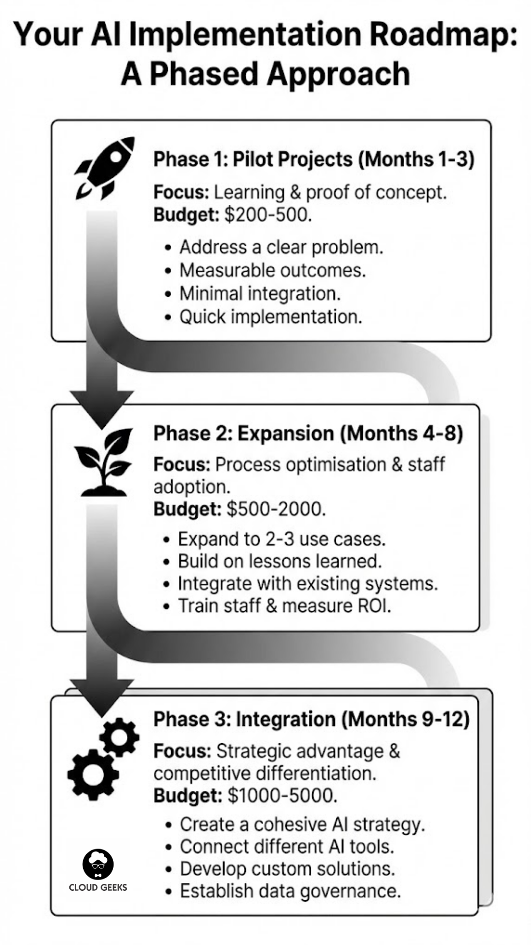 Your AI Implementation Roadmap: A Phased Approach