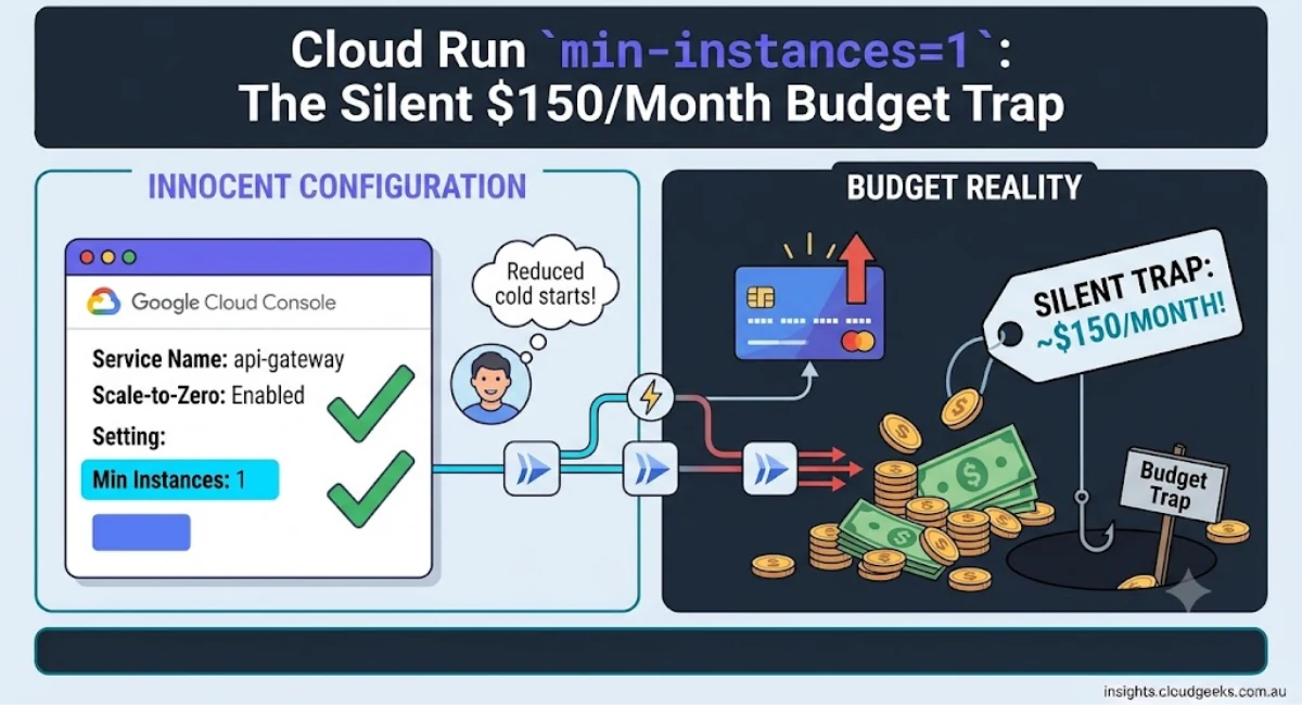 Cloud Run min-instances=1: The Silent $150/Month Budget Trap
