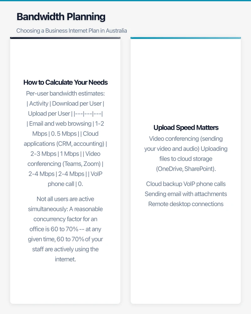 Understanding Australian Business Internet Options Infographic