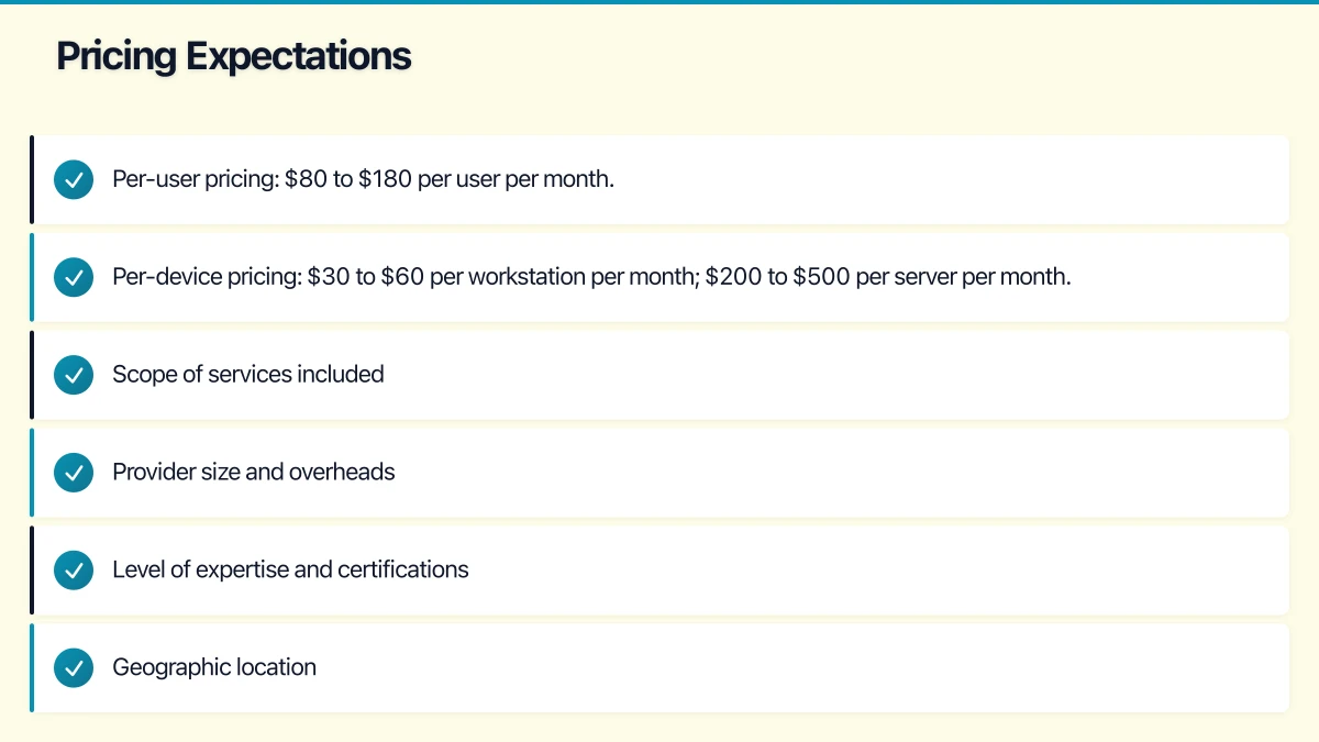 Key Evaluation Criteria Infographic