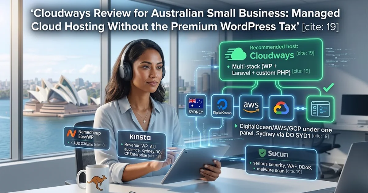 Cloudways Review for Australian Small Business: Managed Cloud Hosting Without the Premium WordPress Tax