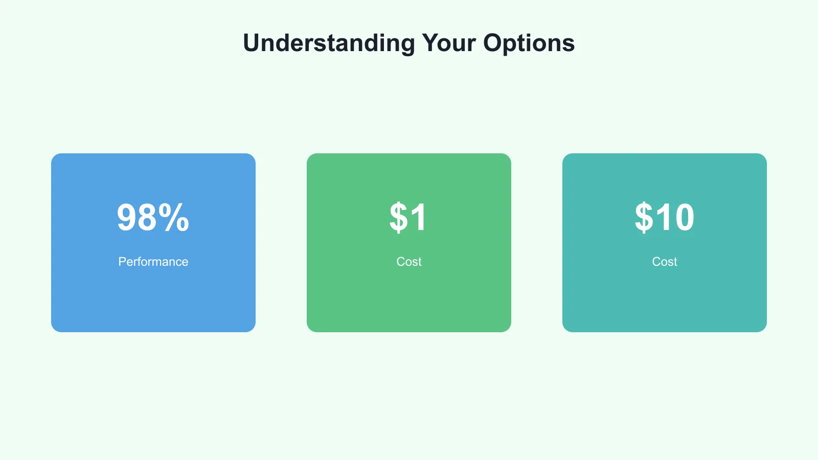 Understanding Your Options Infographic