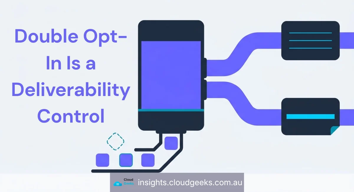 Double Opt-In Is a Deliverability Control