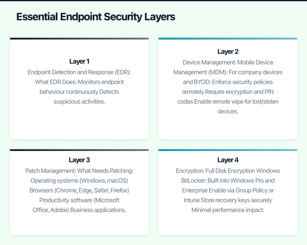 Understanding the Endpoint Security Landscape Infographic