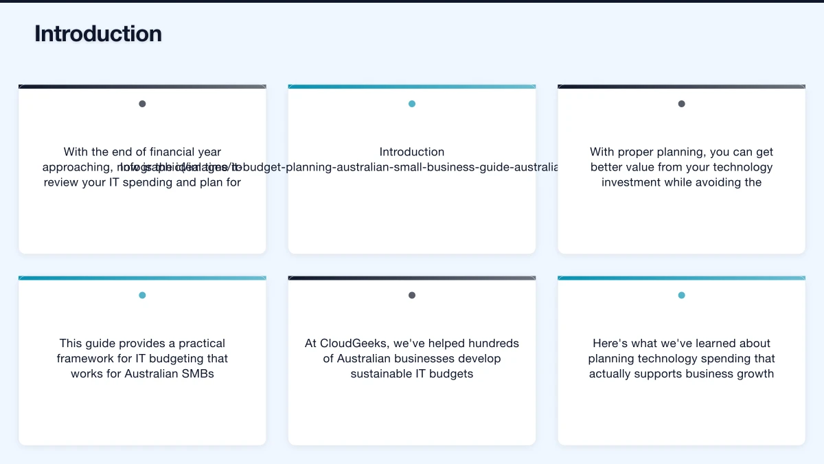Australian IT Spending Benchmarks Infographic