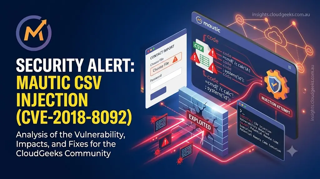 Security Alert: Mautic CSV Injection (CVE-2018-8092) — What Self-Hosters Need to Know