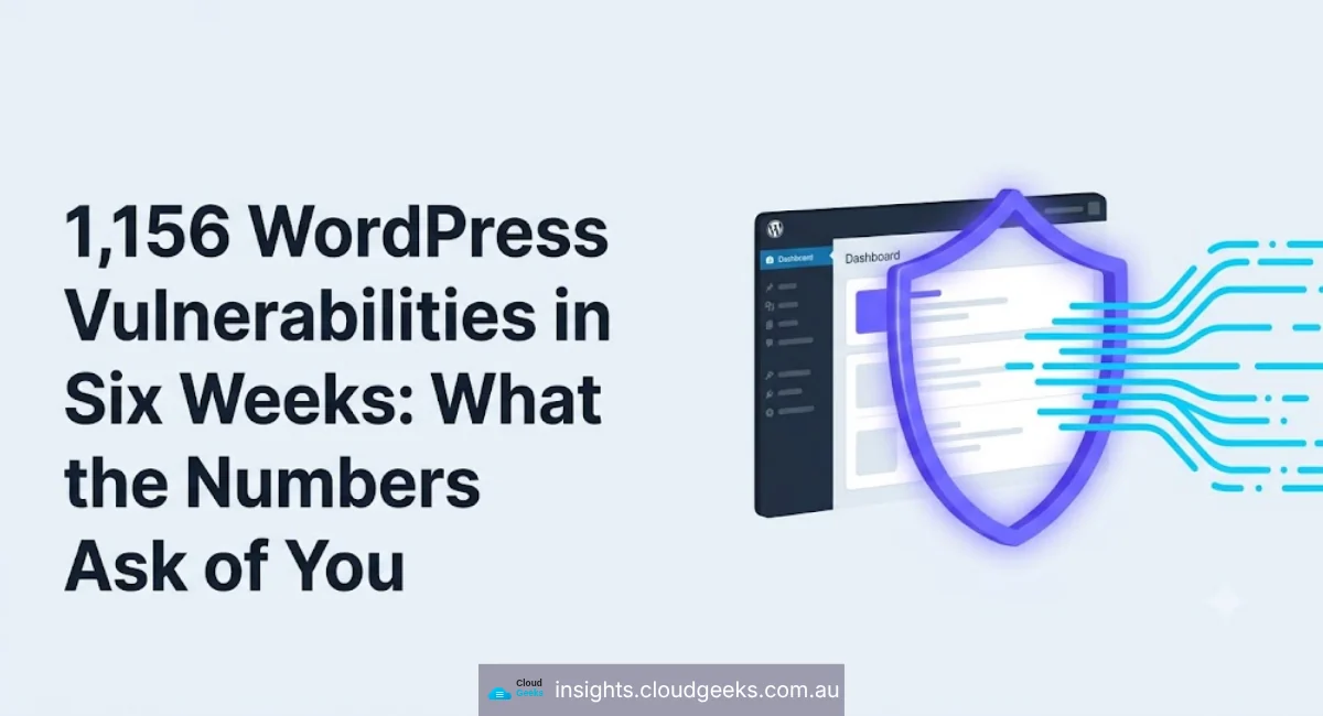 1,888 WordPress Vulnerabilities in Nine Weeks: What the Numbers Ask of You